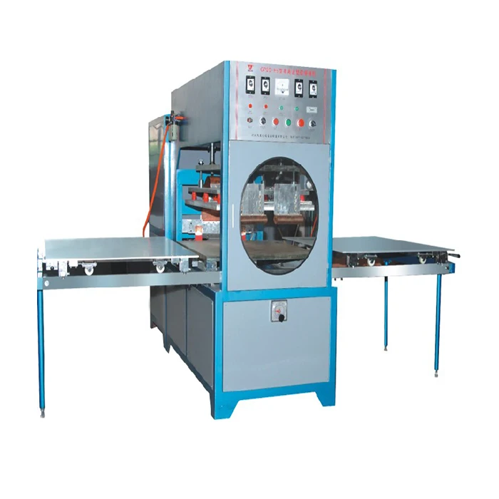 Single head hydraulic high frequency car seat cover making machine