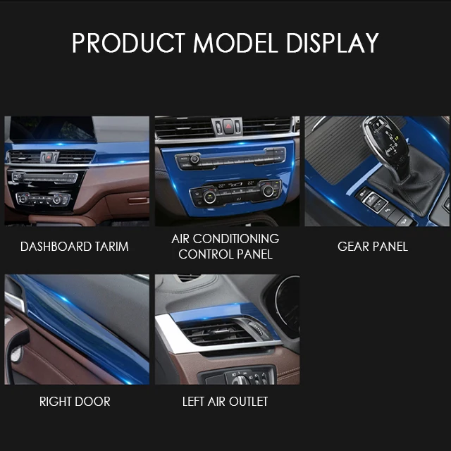 For BMW 1/2/3/4/5/6/7/8 Series Special Car Accessories Interior Decoration Transparent TPU PPF Paint Protection Film