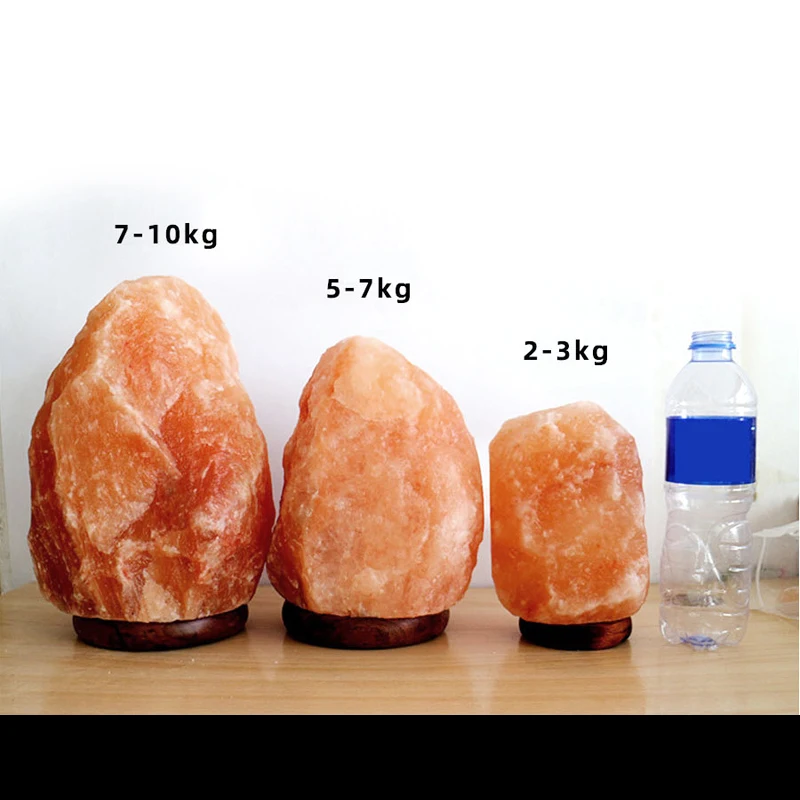 Holiday gift decoration crystal salt lamp natural pink himalayan salt lamp with dimmable touch switch