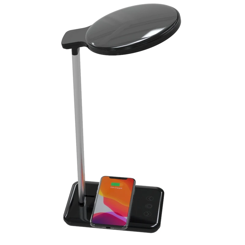 
2 in 1 Foldable led phone charger desktop Newest Wireless magnetic phone Charger +lamp 10W fast phone Charger support OEM 