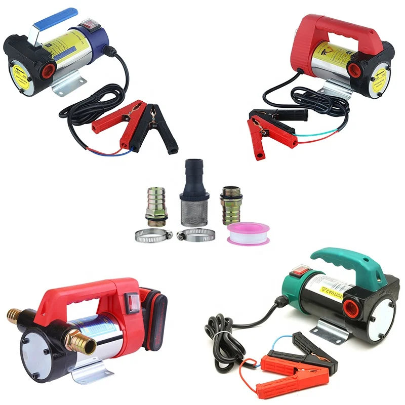 Масляный насос переменного тока 12 В 24 50 лтм миниатюрный гидравлический Шестеренчатый Электрический для дизельного топлива