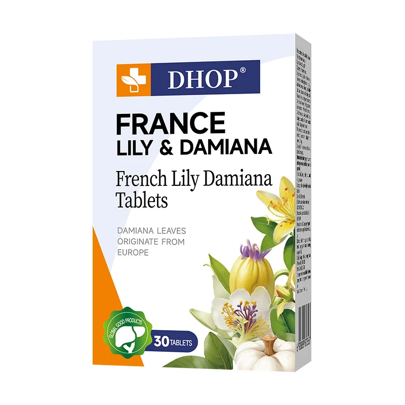 French lily Damiana tablet multiple plant extract Support liver and regulating kidney improving spirit and emotional state