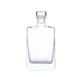 Transparent Wine Bottle 50ml Portable Soda Juice Glass Bottle with Cork