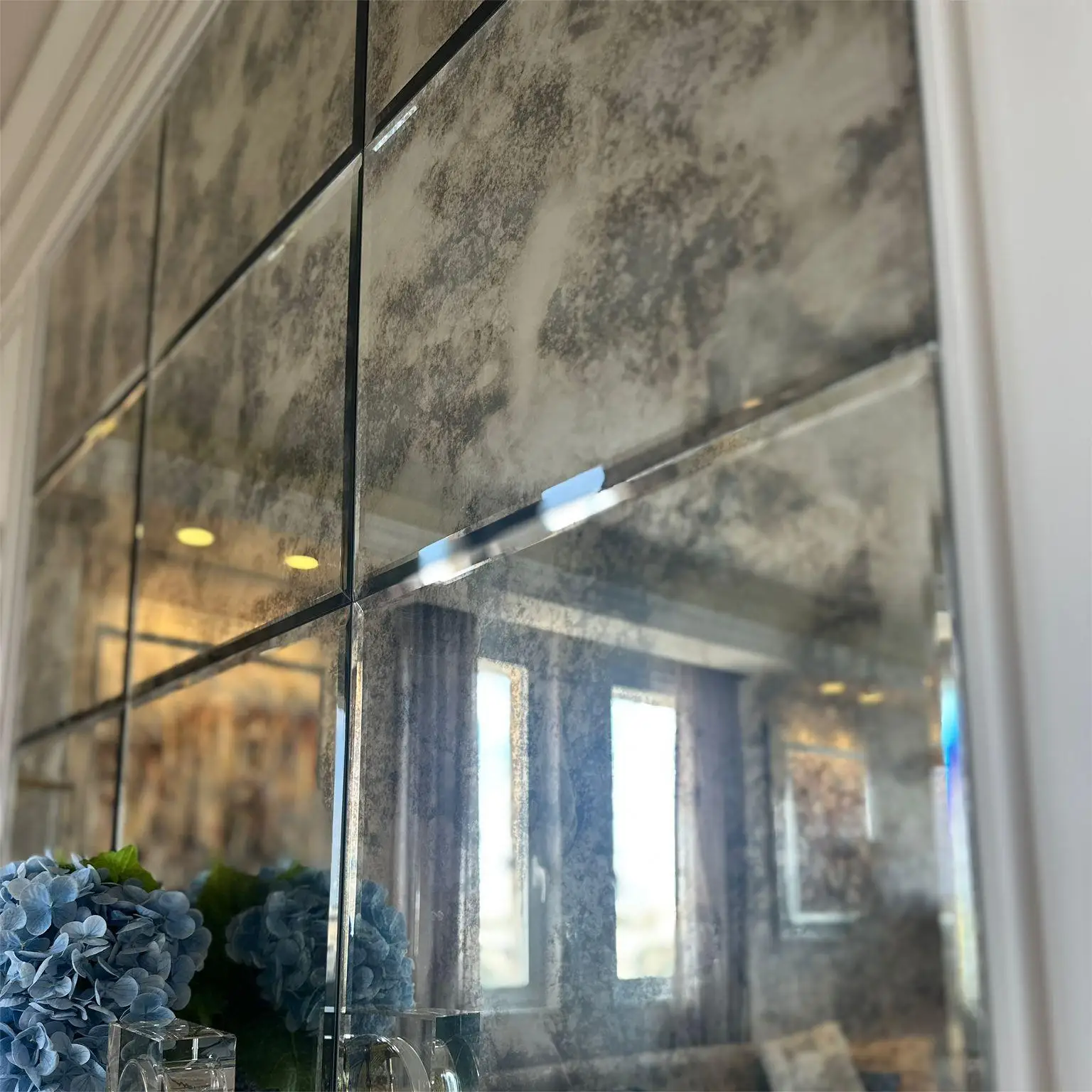 China Factory Home Decoration Antique Mirror Panels Antique Mirror Glass Sheet Wall Decoration Mirror
