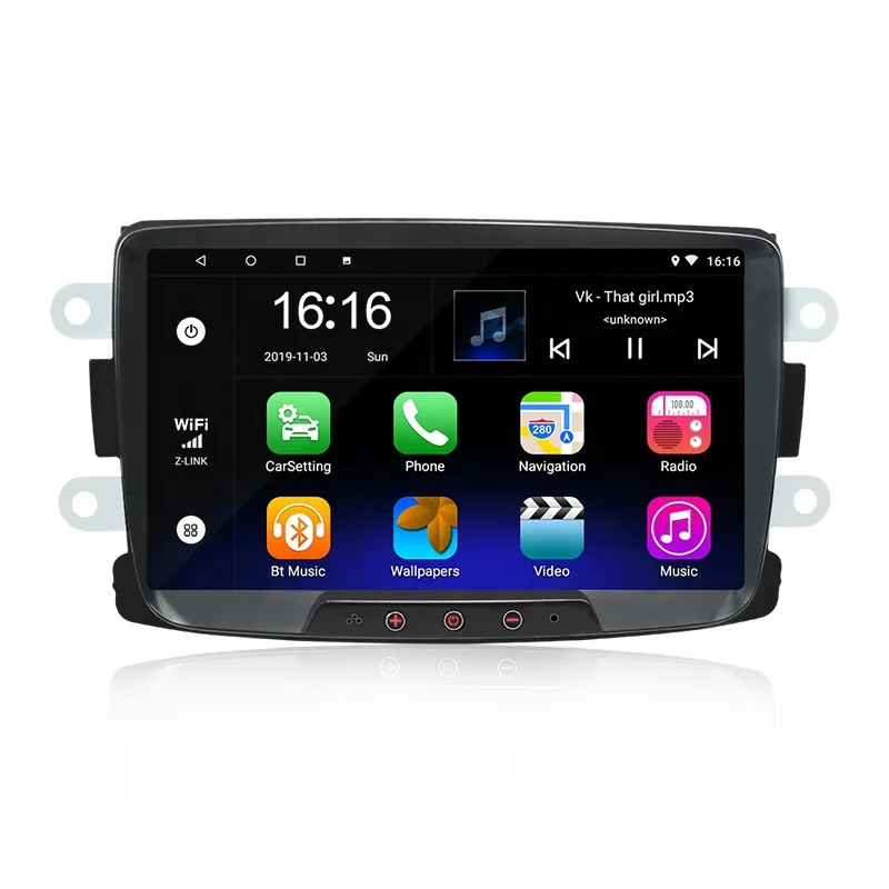 Car Dvd Player Video Music Multimedia System Double Din Radio Android For Renault Dacia Lodgy Dokker 2012