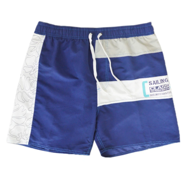 
120g Twill Peach Microfiber Swim Board Shorts Elastic Waistband Boardshorts Men 