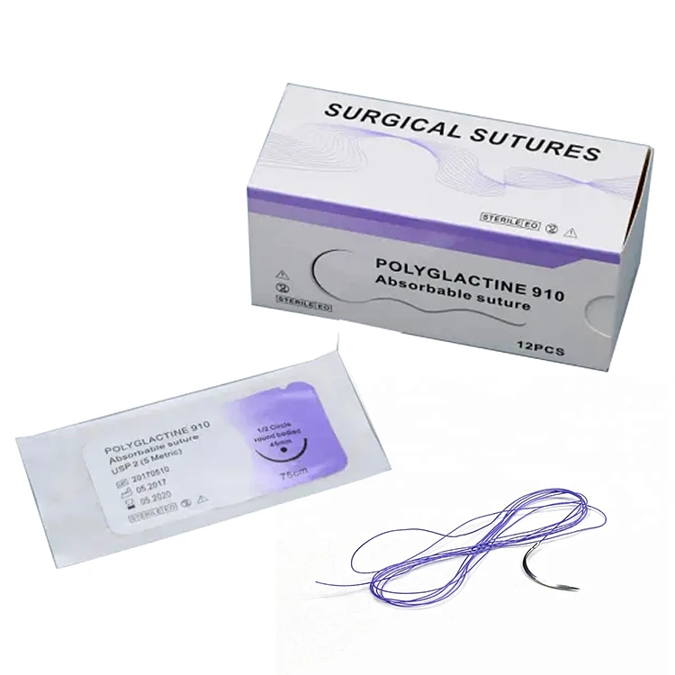 surgical absorbent polyester mesh cutget 2 0 suture surgical monofilament suture thread