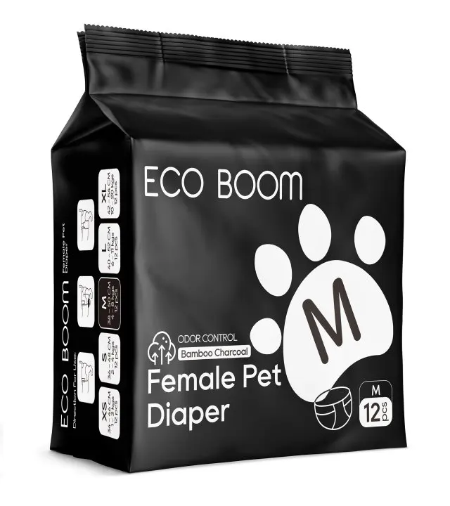 ECO BOOM sensitive comfort free sample soft buyer supplier pet diaper