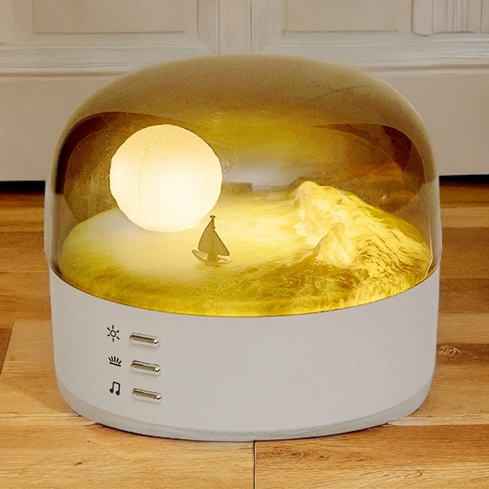 Study Modern Boutique Decorative USB Rechargeable Bedside Lamp Smart LED Table Lamp with Speaker