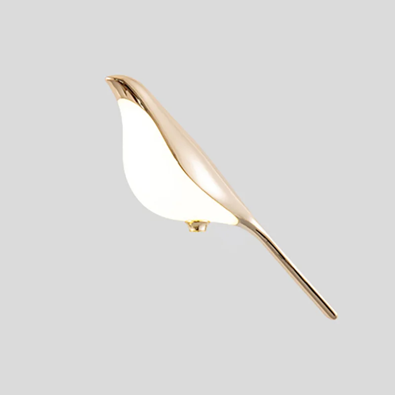 Magpie creative wall lamp living room TV background wall bedroom hotel bedside bird lamp post modern art chandelier