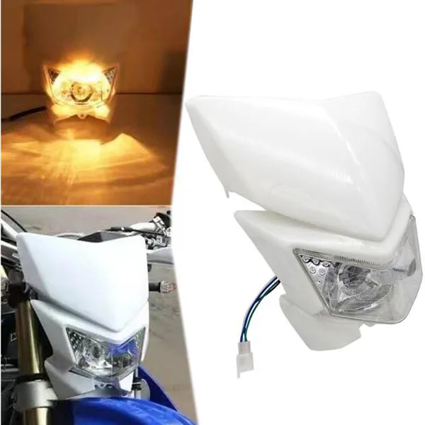 Универсальный двойной спортивный обтекатель для мотоциклетных фар KTM KLX KMX RMZ DRZ KX XR CRF WR YZ KXF DTR