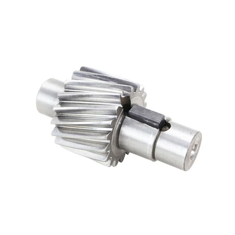 
ultra-precision stainless steel straight teeth bevel pinion gear shaft bevel gears module 0.3 