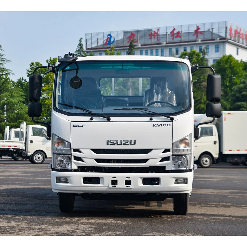 Китайские Легкие Грузовые автомобили ISUZU NPR 5 тонн дизельный грузовик LHD RHD забор фургон whatsapp 0086-17357146027