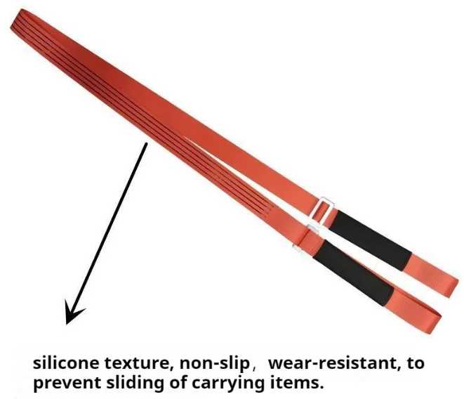 Portable Double Belt Multi-Function Home Moving Artifacts Labor-Saving & Safety Product Anti-Slip Feature Canvas Upper Material