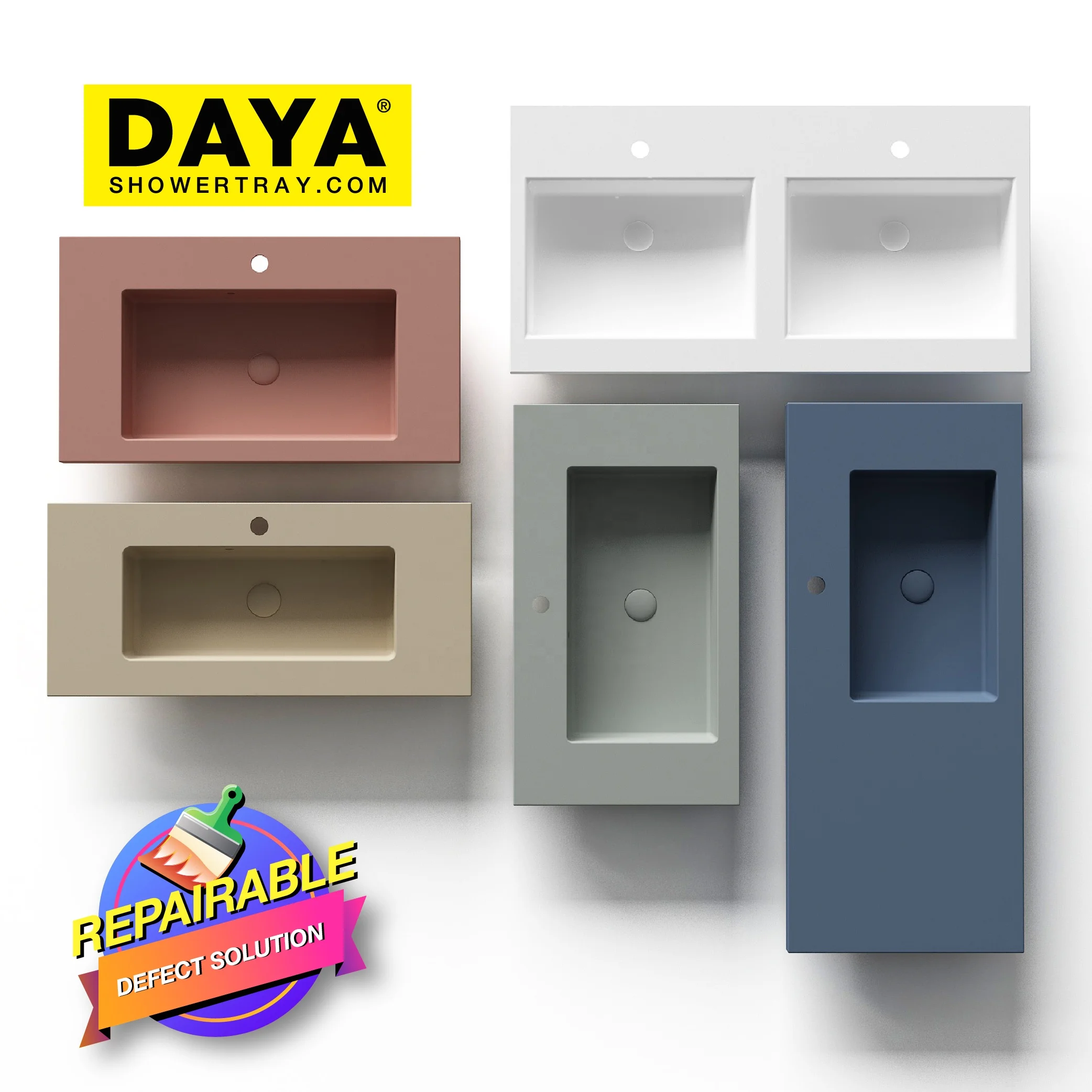 Economic wall mounted triangle bathroom corner face wash basin price