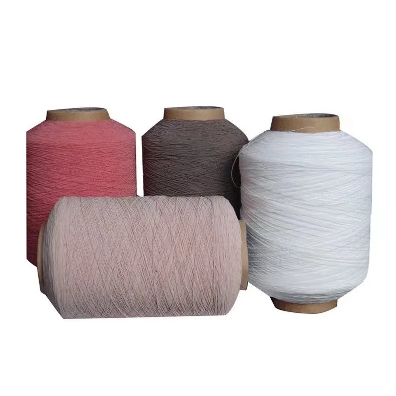 2023 Fashion Yarn 2/18S 2/28NE Viscose Polyester Acrylic Blended Core Spun Yarn For Sweater
