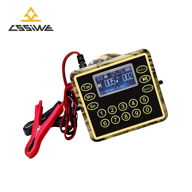 New Arrival Factory Wholesale Waterproof Electronic Mp3 Birds Voice Hunting Sound Bird Caller with Remote Control