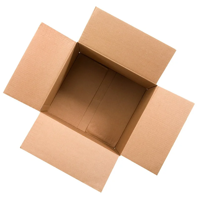 
Factory Customised Logo Shipping Moving Packaging Square Round Kraft Cardboard Carton Printing Large Corrugated Box 