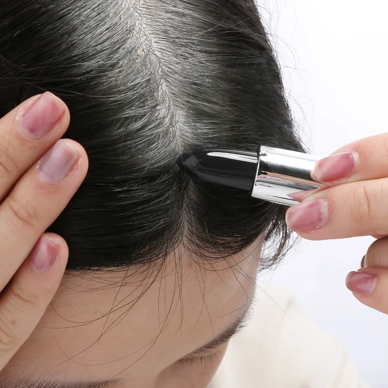 One-Time Hair Dye Instant Gray Root Coverage Hair Color Pen Modify Cream Stick