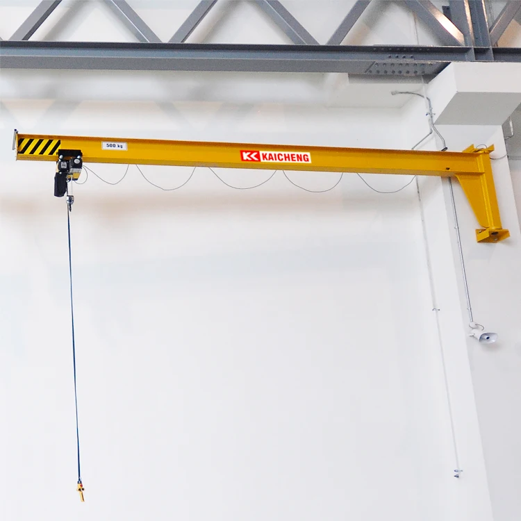 Extra long service life,sturdy and durable electric hoist jib crane 500kg made of top grade high strength steel
