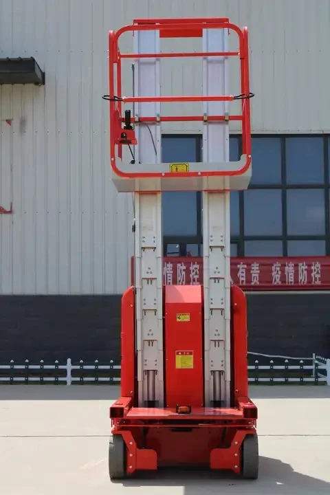BTSP2 High Quality Electric Aluminium Alloy Telescopic Self Propelled Vertical Aerial Working Platform Lift