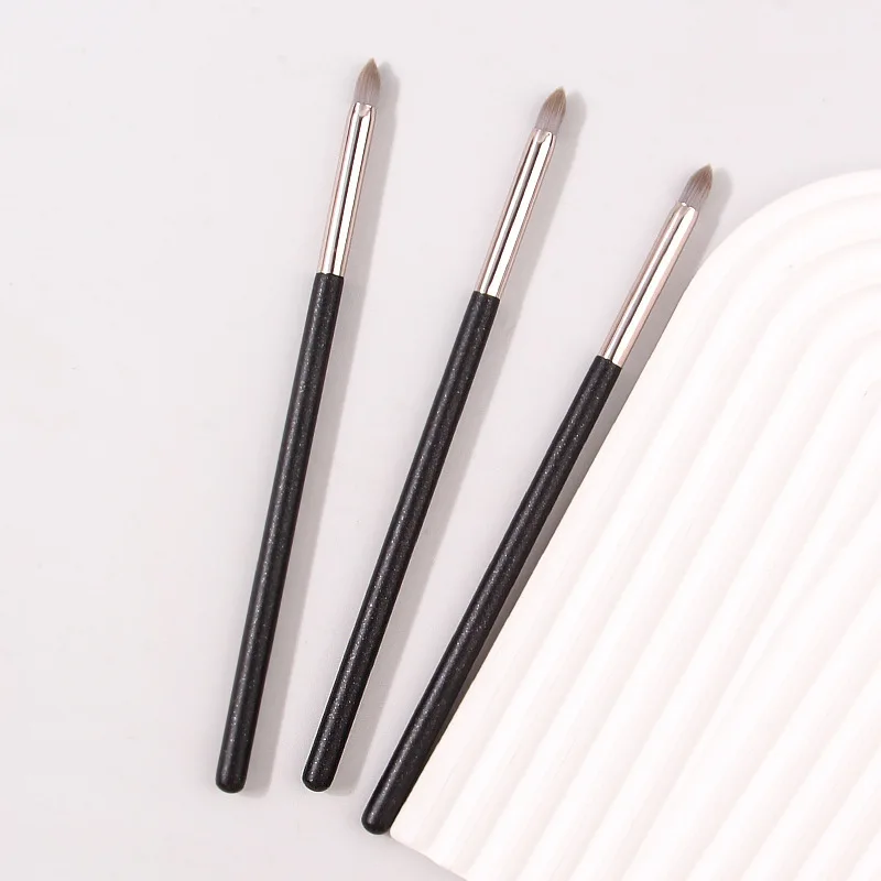Customized Private Label Sable Hair Flat Precise Concealer Single Eye Shadow Makeup Brush Single Makeup Brush