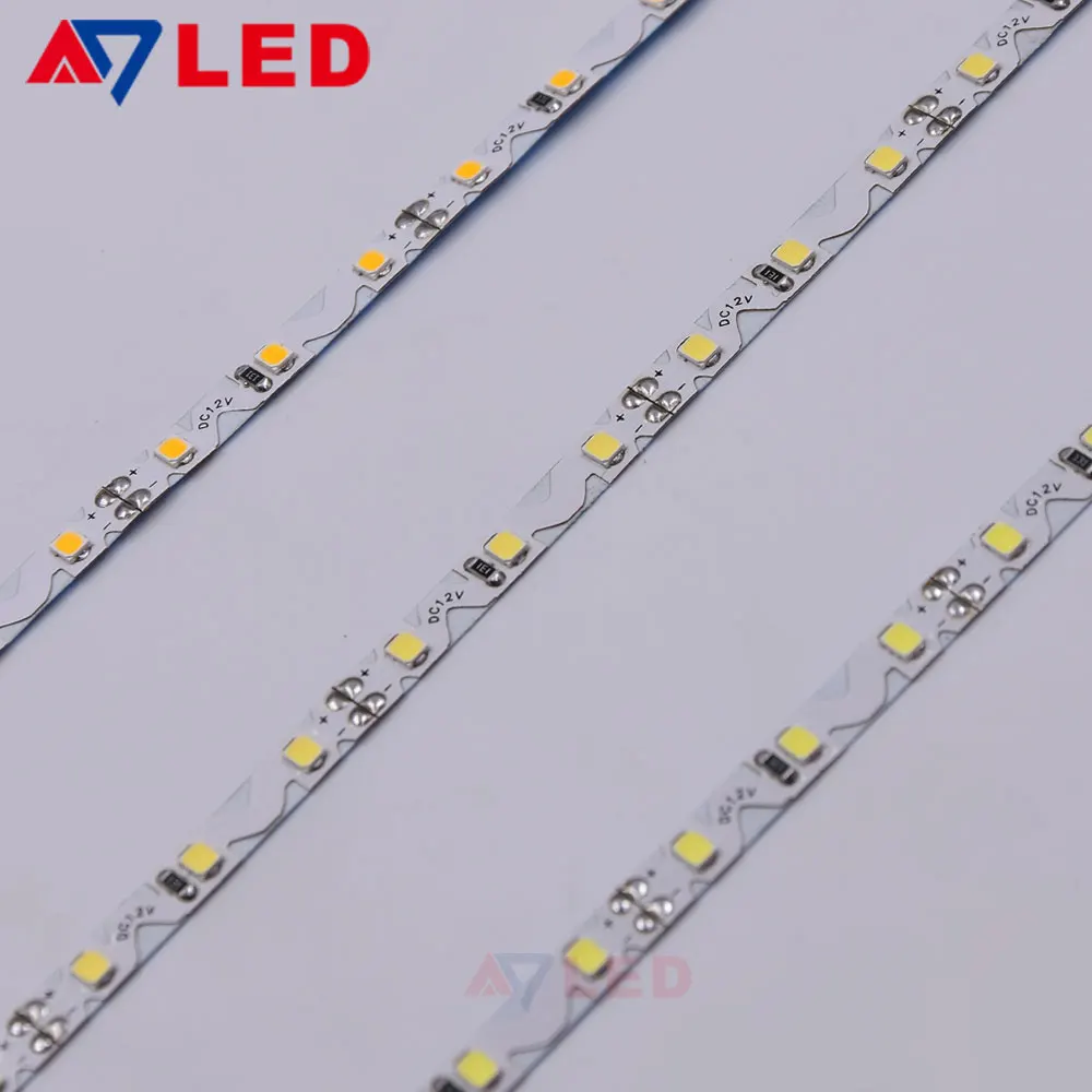Hot Sale Zigzag IP65 Single Color SMD2835 7W 6MM DC12V Waterproof S Shape LED Strip