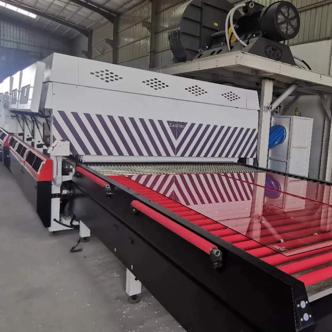 Easttec Safely Glass Tempered Machine Float Glass making Flat Glass Tempering Furnace 1500*3660mm