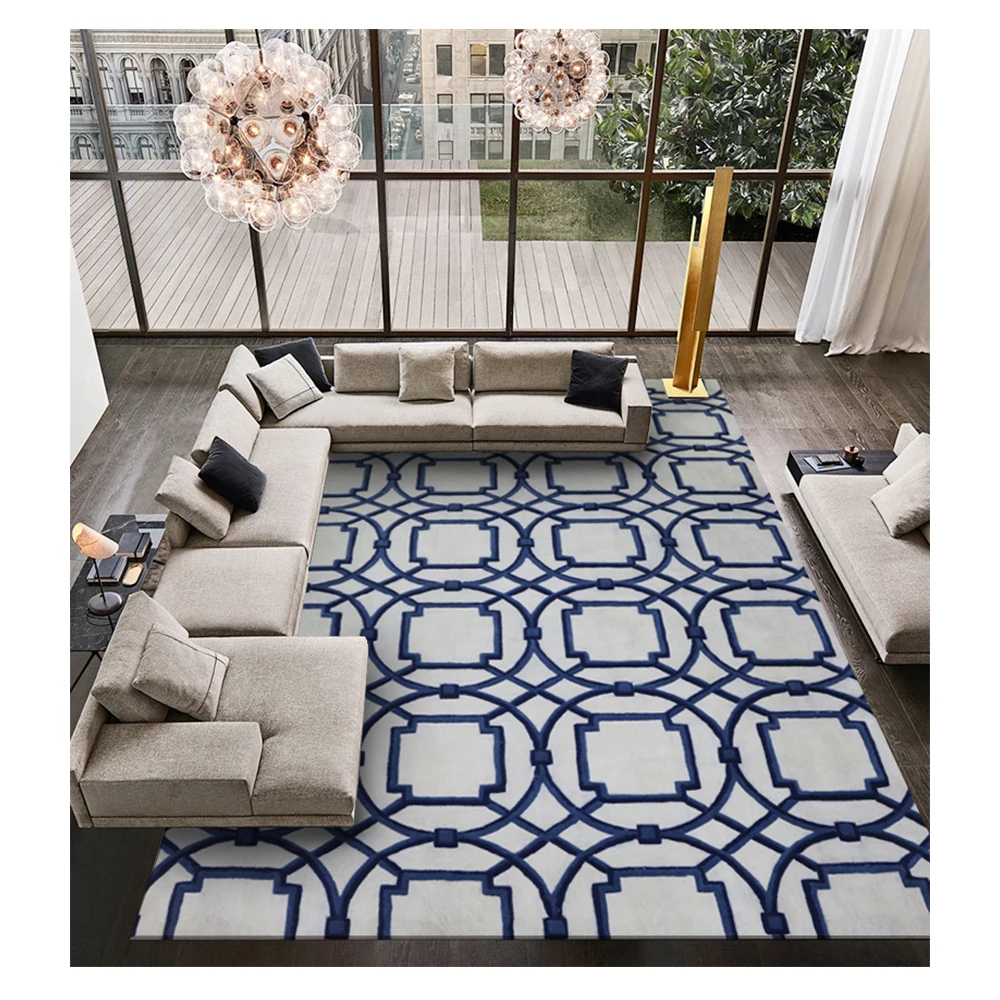 Custom Logo Rug House Carpet With Leaf Pattern