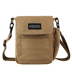 Custom Hands Free Small Portable Canvas Pet Walking Training Dog Treat Pouch Bag With Shoulder Strap And Poop Bag Pocket