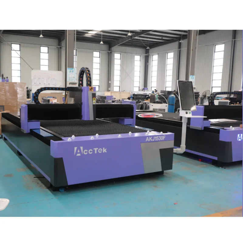Cheap 1.5kw 2kw 3kw 4kw 1530 5*10FT Auto Focus Optic Metal Sheet 20mm Thick Aluminum Raycus Fiber Laser Cutting Machine