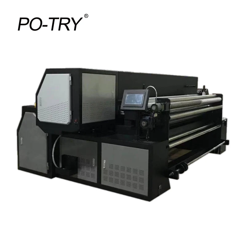 Roll to roll belt-conveying pigment printing machine disperse dyes for polyester