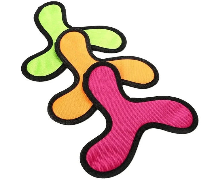 
Amazon Hot Sell Dog Toys Oxford Cloth Knot Interactive Dog Frisbeed Easy Cleaning Teeth Flying Disc 