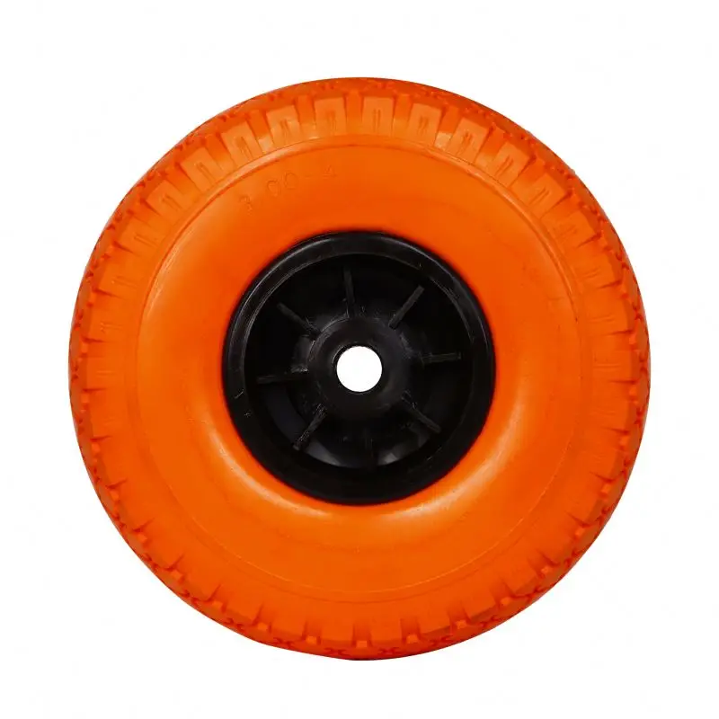 6 8 10 12 13 16 inch Best Quality Special Folding Beach Trolley Wheels Pu Foam Wheel for wheelbarrow wheels