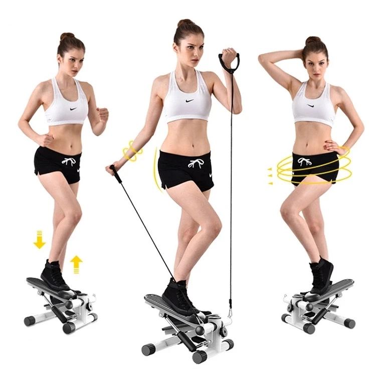 Household Stepping Machine, Indoor Fitness Air Stepper, Aerobic Fitness Step Air Stair Stepper Exercise Machine