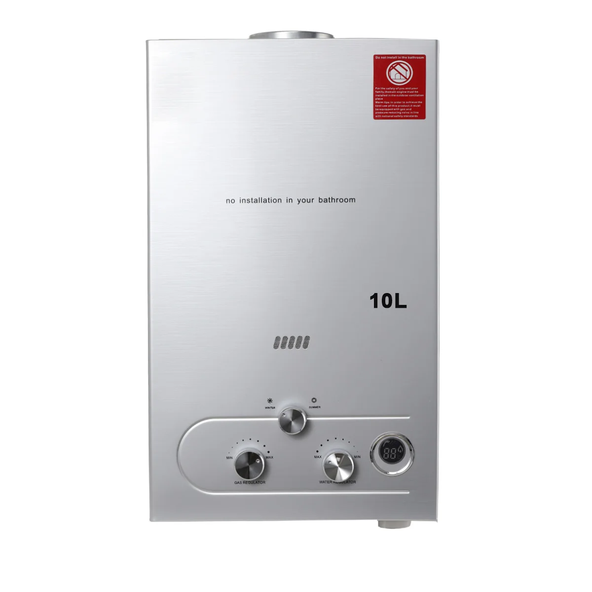 10L Style 20KW Stainless Steel Wall Mounted Natural Gas Residential Automatic High-quality Hot Water Heater 