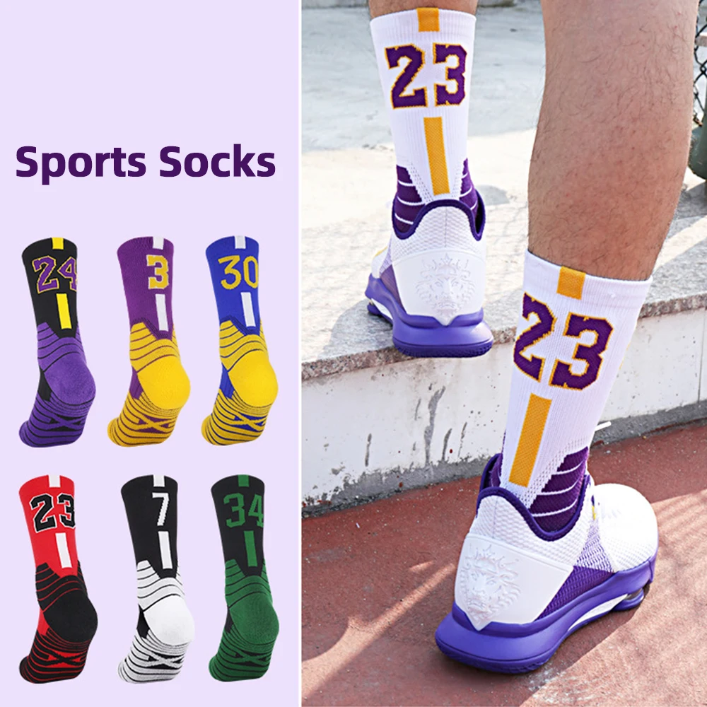 Top quality wholesale athletic crew breathable basketball team socks sport cotton socks for men