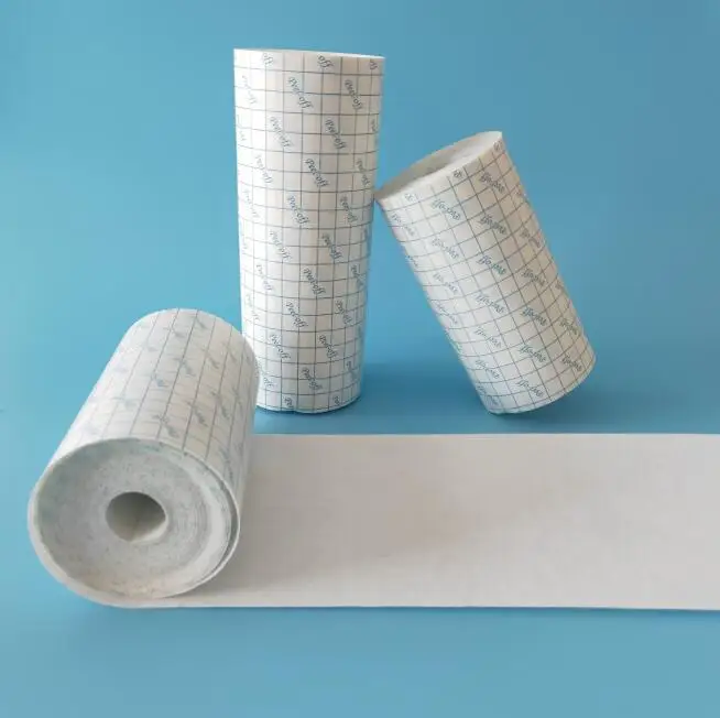medical non woven dressing retention tape hypafix extensible fixation plaster roll