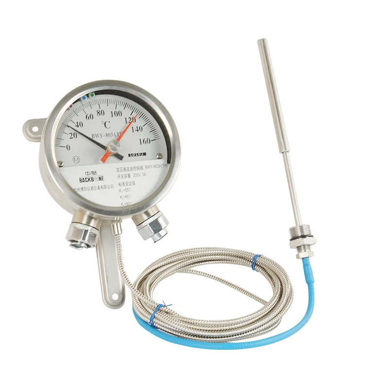 Завод прямых продаж нефти поверхности круглый трансформатор регулятор температуры BWY-803A давления термостат