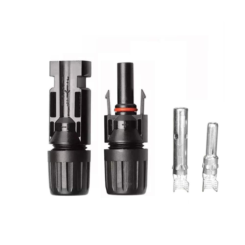 Waterproof   Solar Connector for PV Energy System IP67 2.5mm2~6.0mm2 Male/Female DC 1000V  1500V Solar