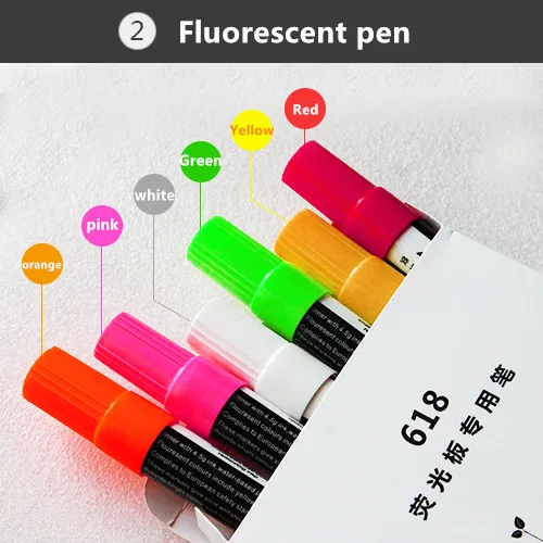 6pcs Acrylic Liquid Art Marker Pen for Blackboard