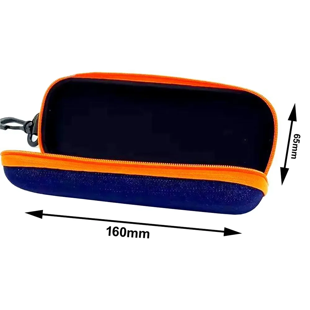 Cheap Box Bag Packaging Fabric Wholesale for reading glasses Portable Zipper Container Eyeglasses Hardcase