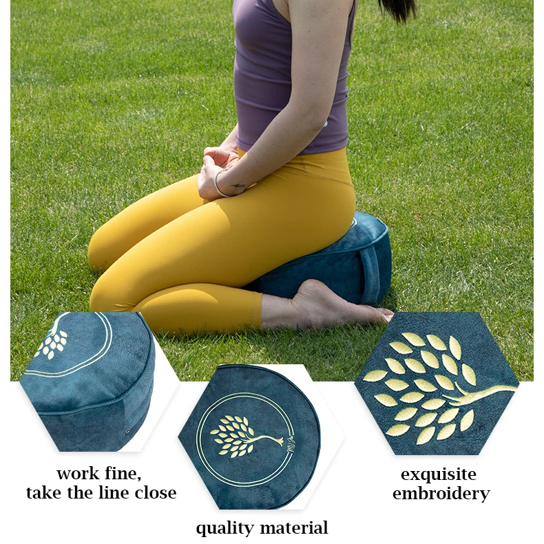 Wholesale Custom High Quality Portable Comfortable Outdoor Living Room Memory Foam Meditation Mat Floor Pillow