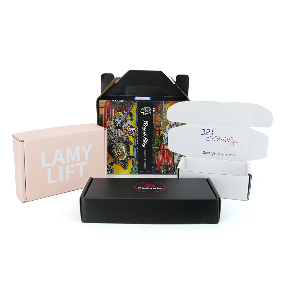 Customized Logo Printing Shoe Storage Boxes Large Size Red Black Sneaker Shoe Box