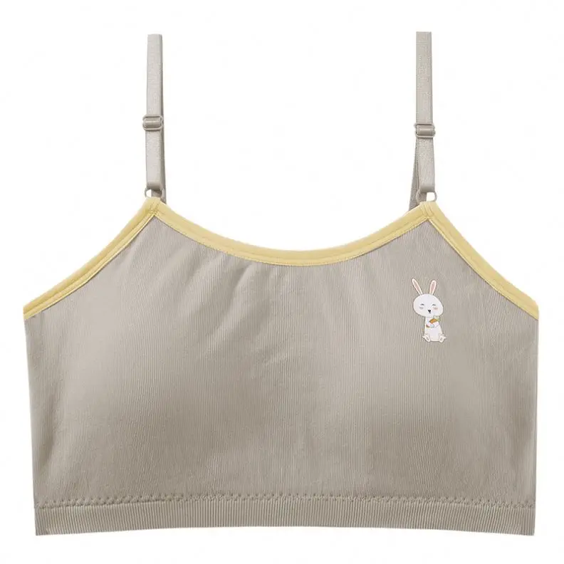 Development period female student older children junior high school girl vest adjustable shoulder strap seamless underwear