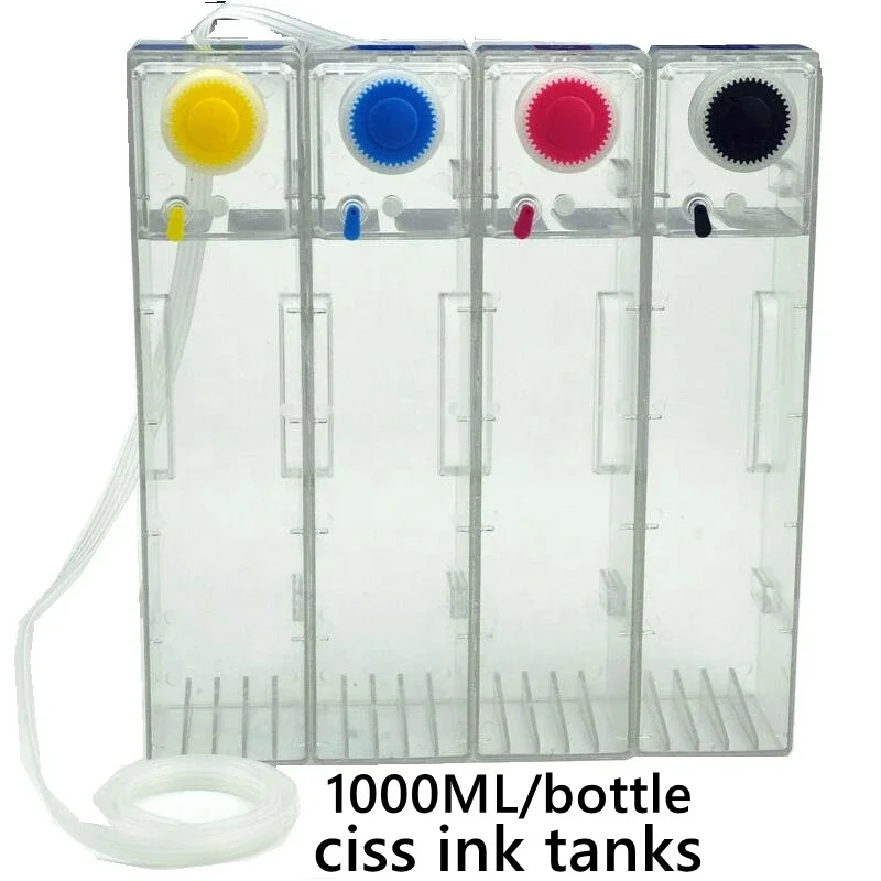 Hot sale! 1000ml Ciss Tank with Transparent Color for  Continuous Ink Supply System
