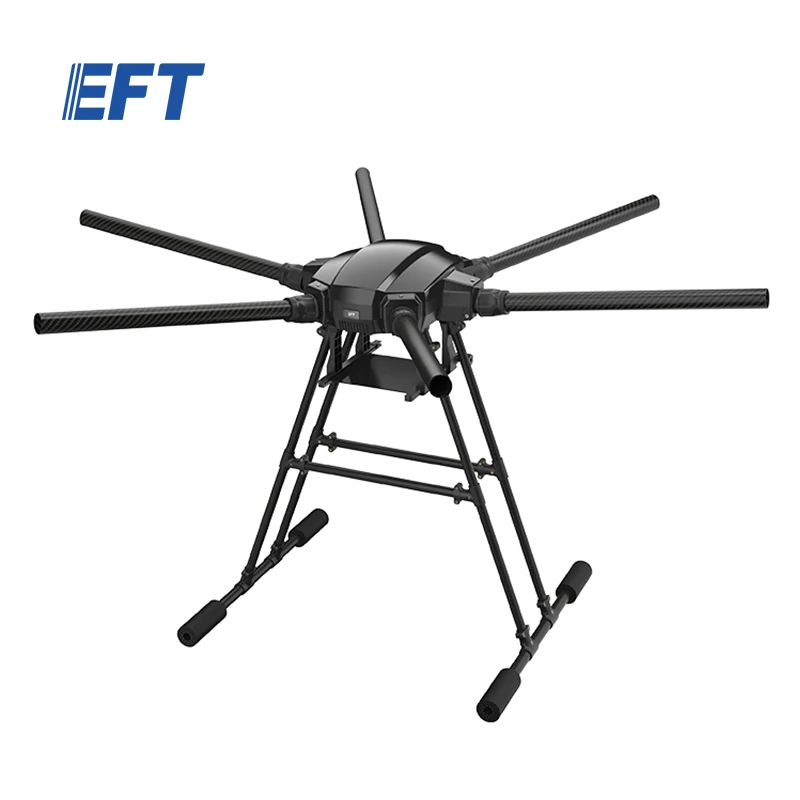 High Performance EFT X6120 ultralight personal aircraft frame delivery drones 5kg long range payload training drone parts