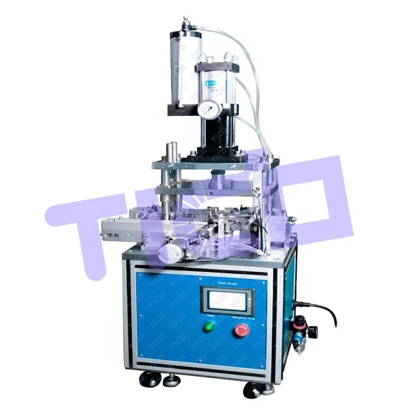Factory Price Automatic Cylindrical Cell Crimping Machine for 18650 Battery Assembly