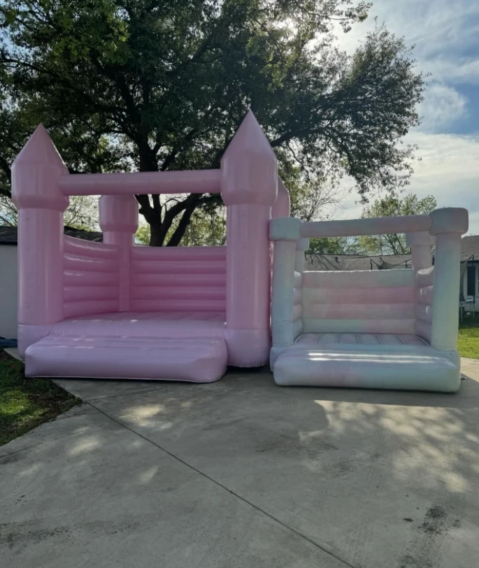 luxe open bounce house castles