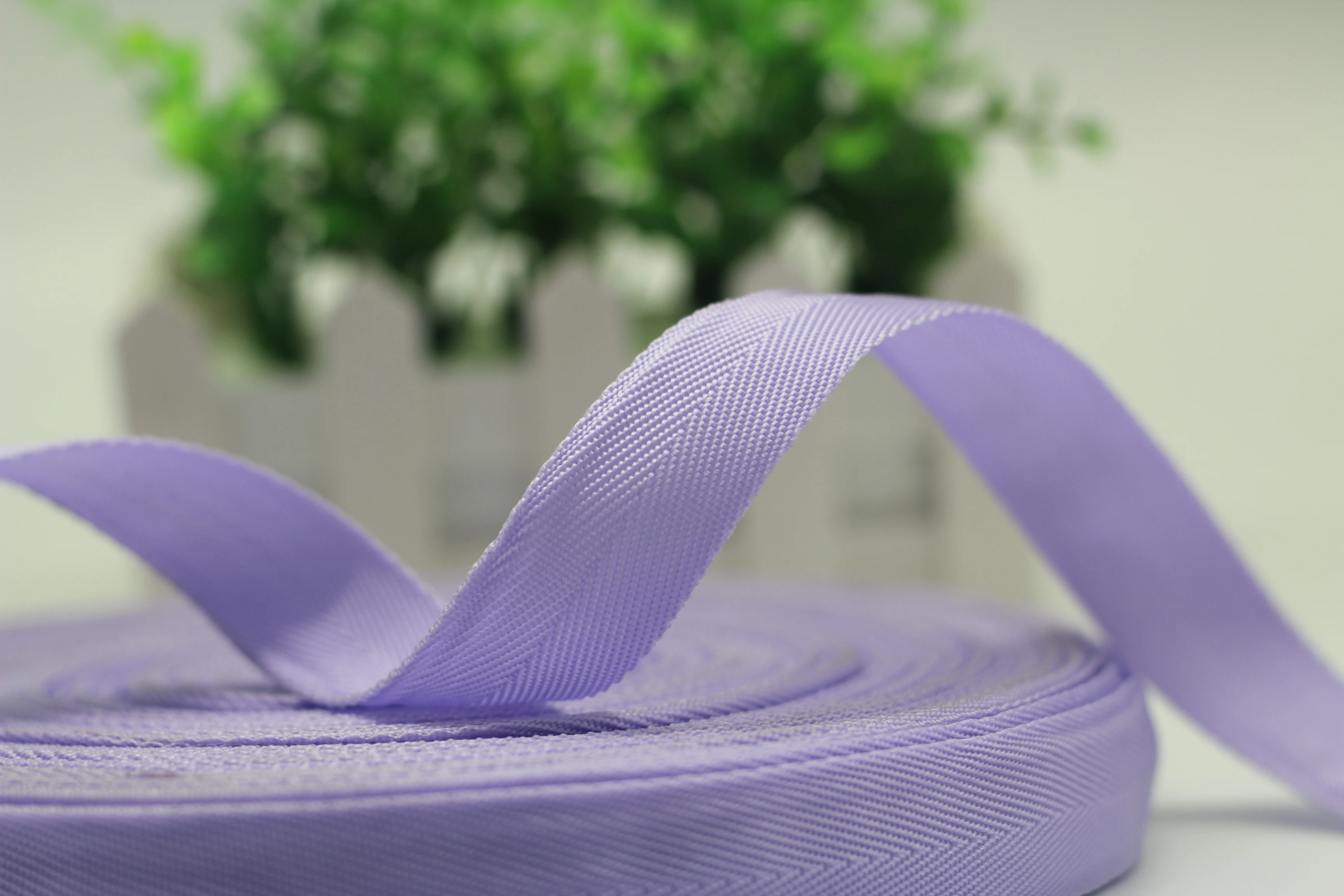 China Manufacturer supply twill weave 23mm polypropylene Webbing schoolbag Covered edge straps